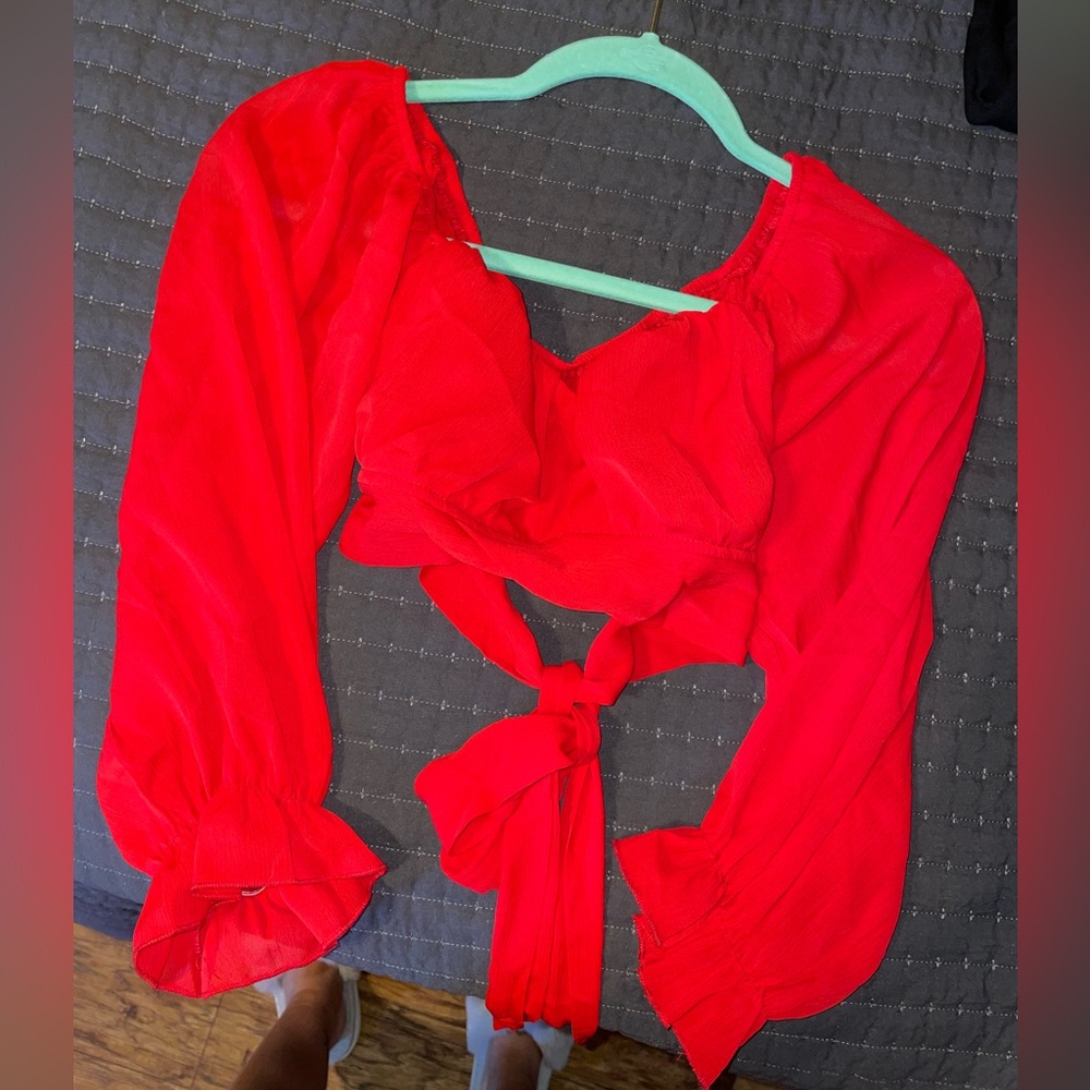 Crop top blouse